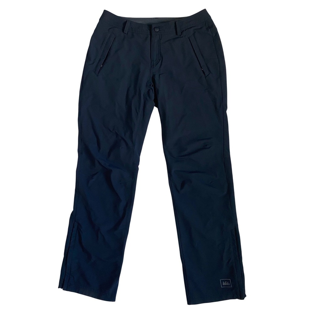 REI Co-op Womens Black Hiking Pants Size 6P Stretch Nylon Spandex Straight Leg‎